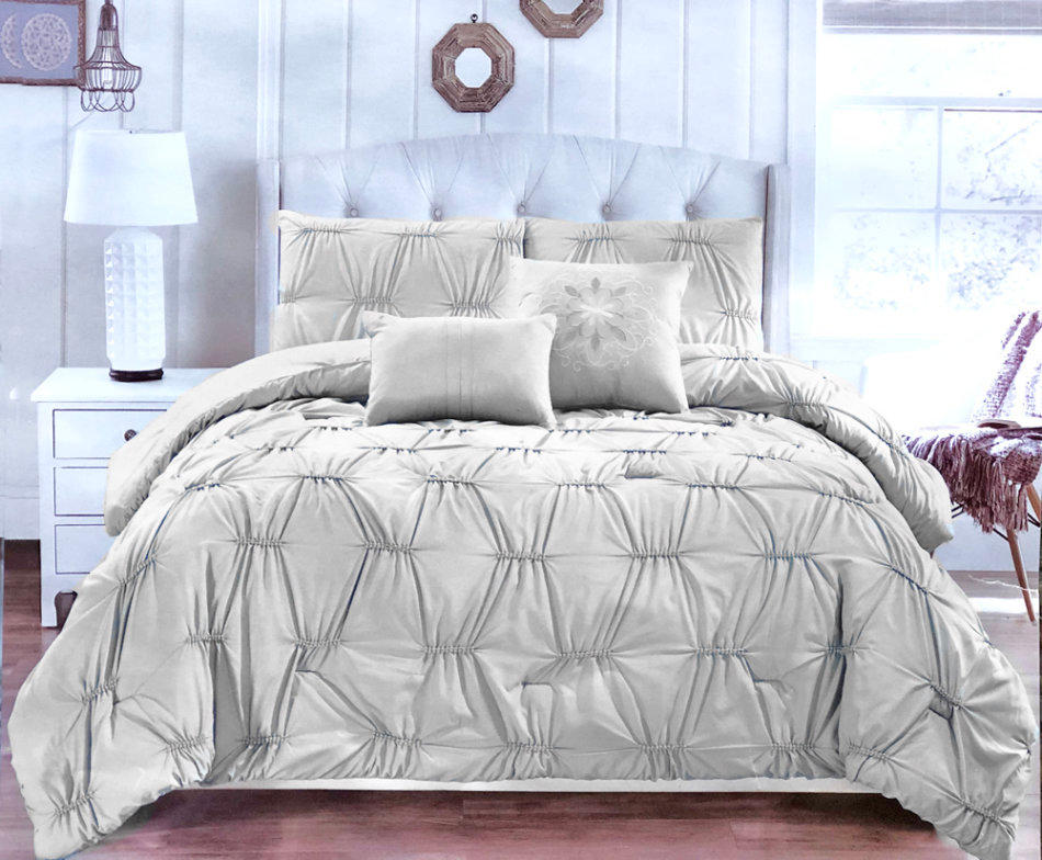 blankets amp comforters king size 5pc light grey luxurious light gray full size comforter